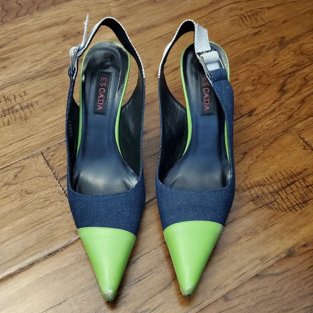 escada women shoes pump slingback